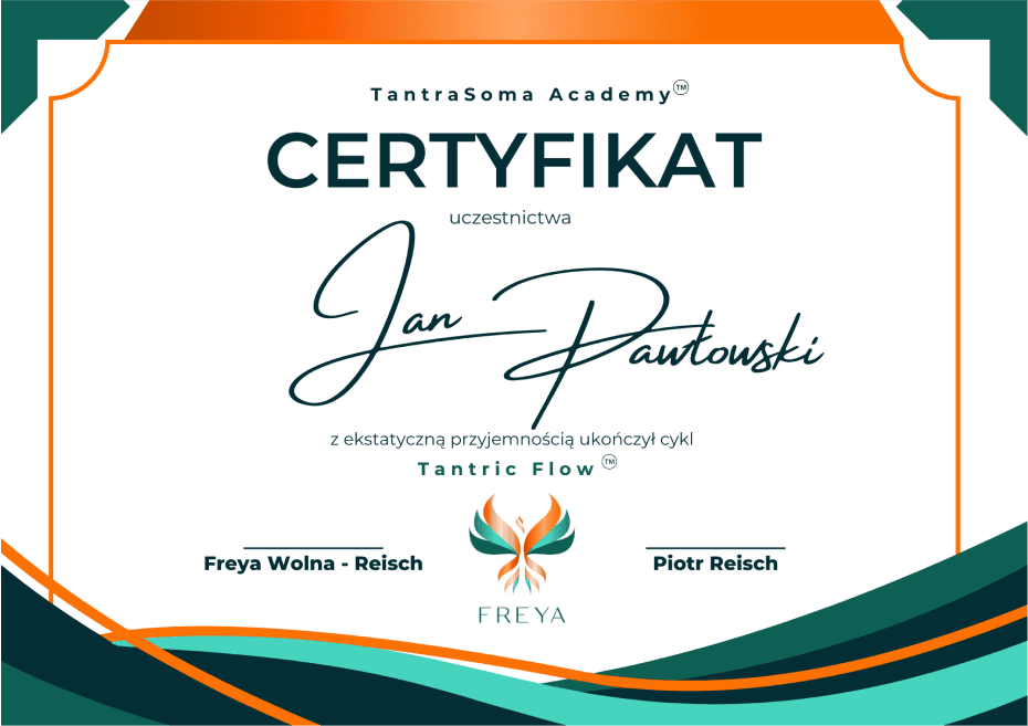 Certyfikat Feniksa TantraSoma Academy